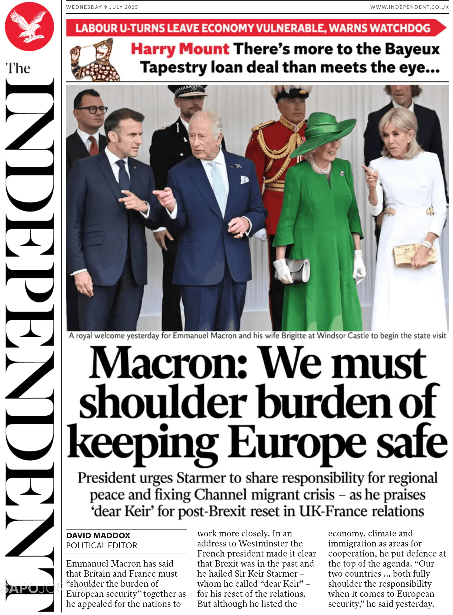 Capa The Independent