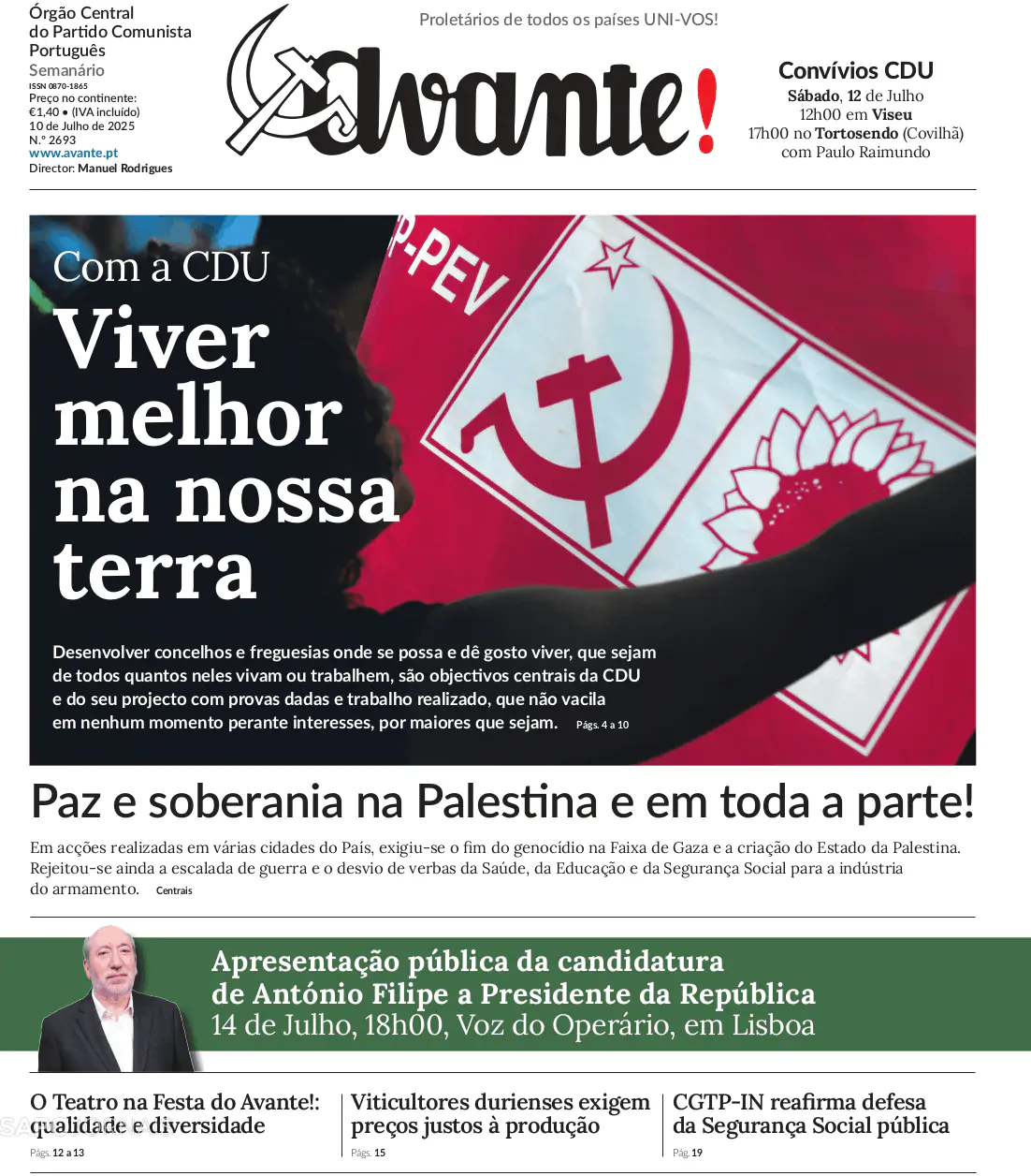 Capa Avante!