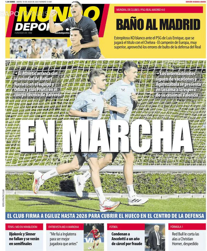 Capa Mundo Deportivo (Bizkaia-Araba)