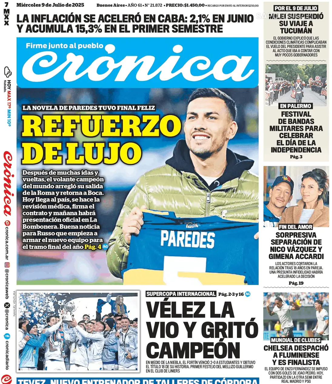 Capa Crónica