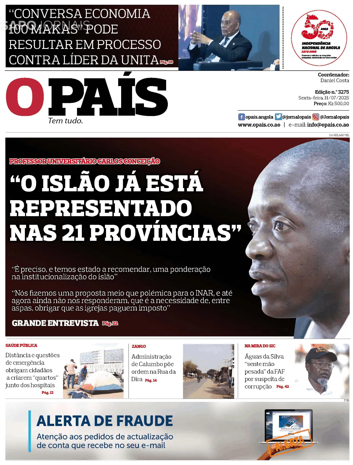 Capa O País