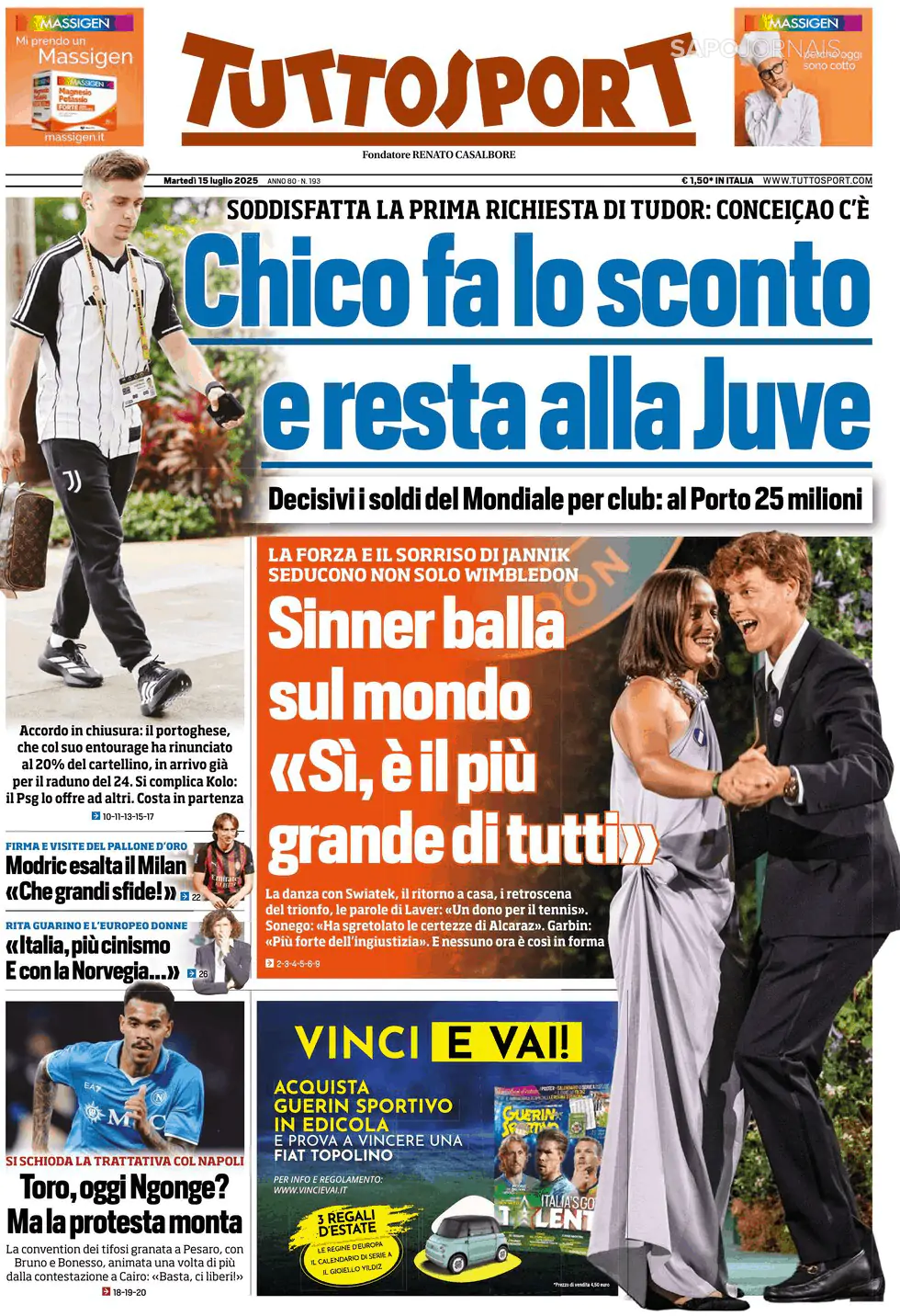 Capa Tuttosport