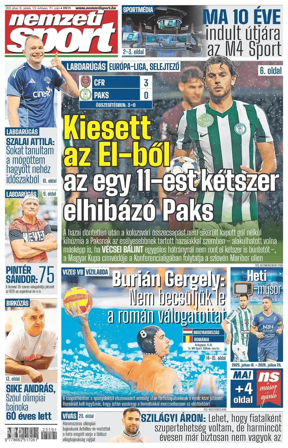 Capa Nemzeti Sport