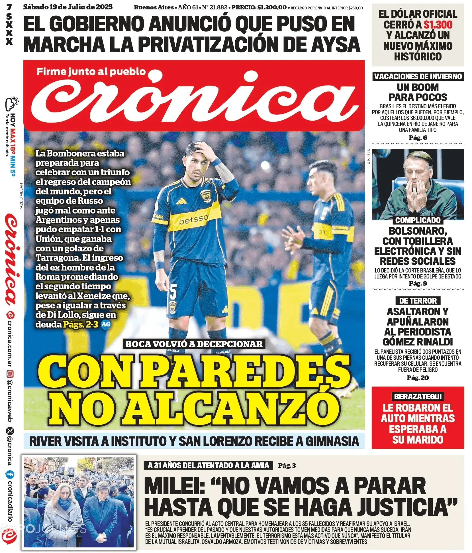Capa Crónica