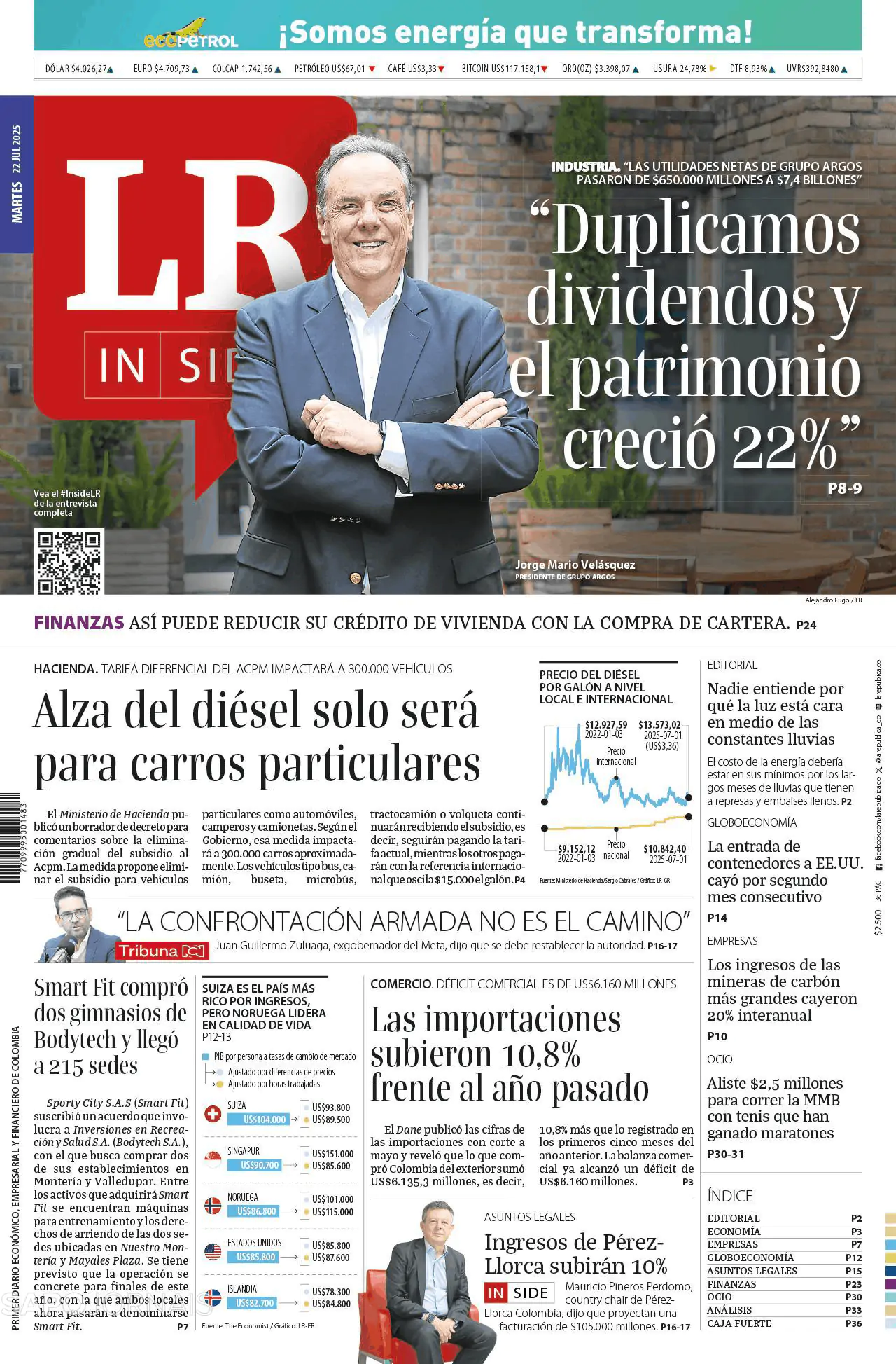 Capa La Republica