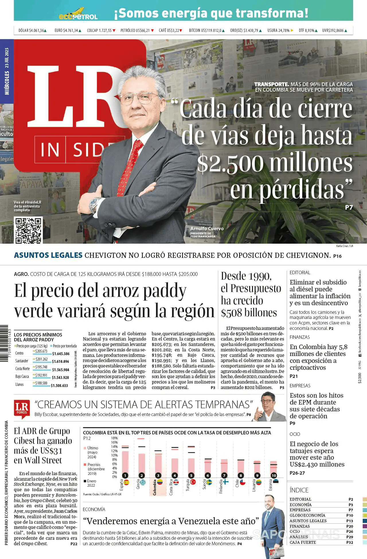 Capa La Republica