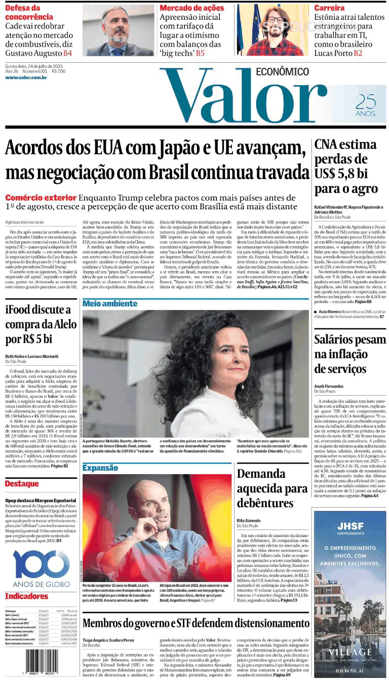 Capa Valor Econômico