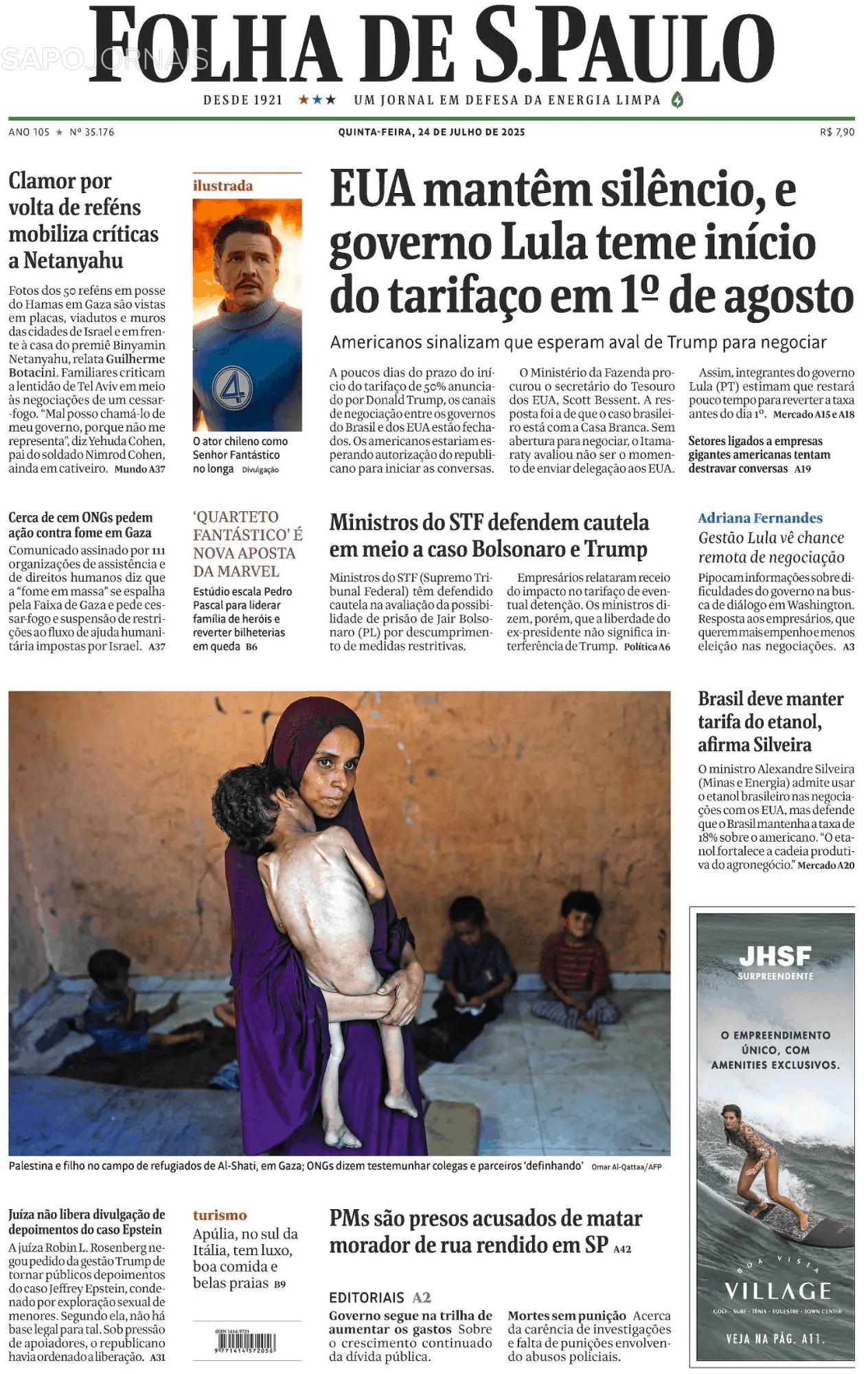 Capa Folha de S. Paulo