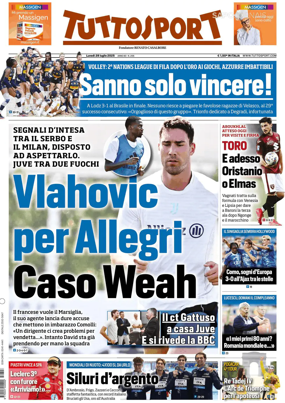 Capa Tuttosport