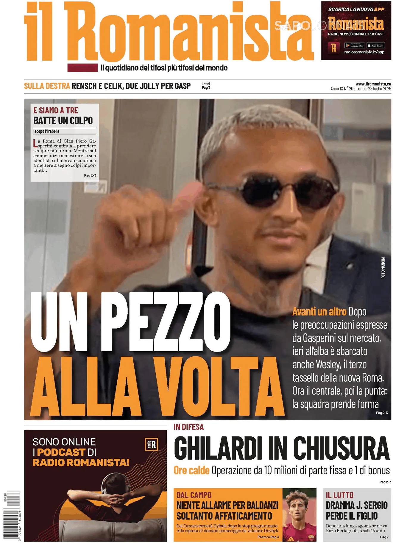 Capa Il Romanista
