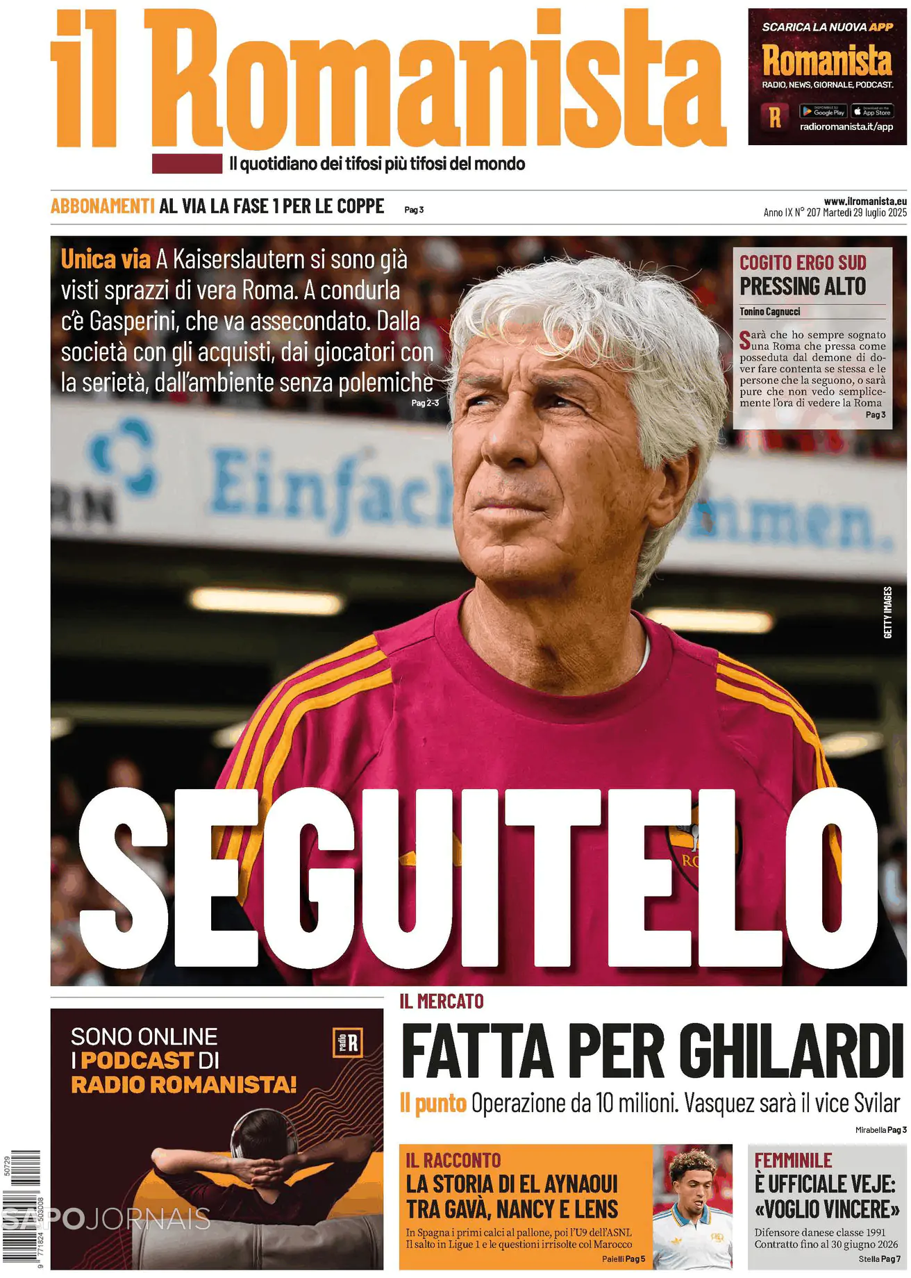 Capa Il Romanista