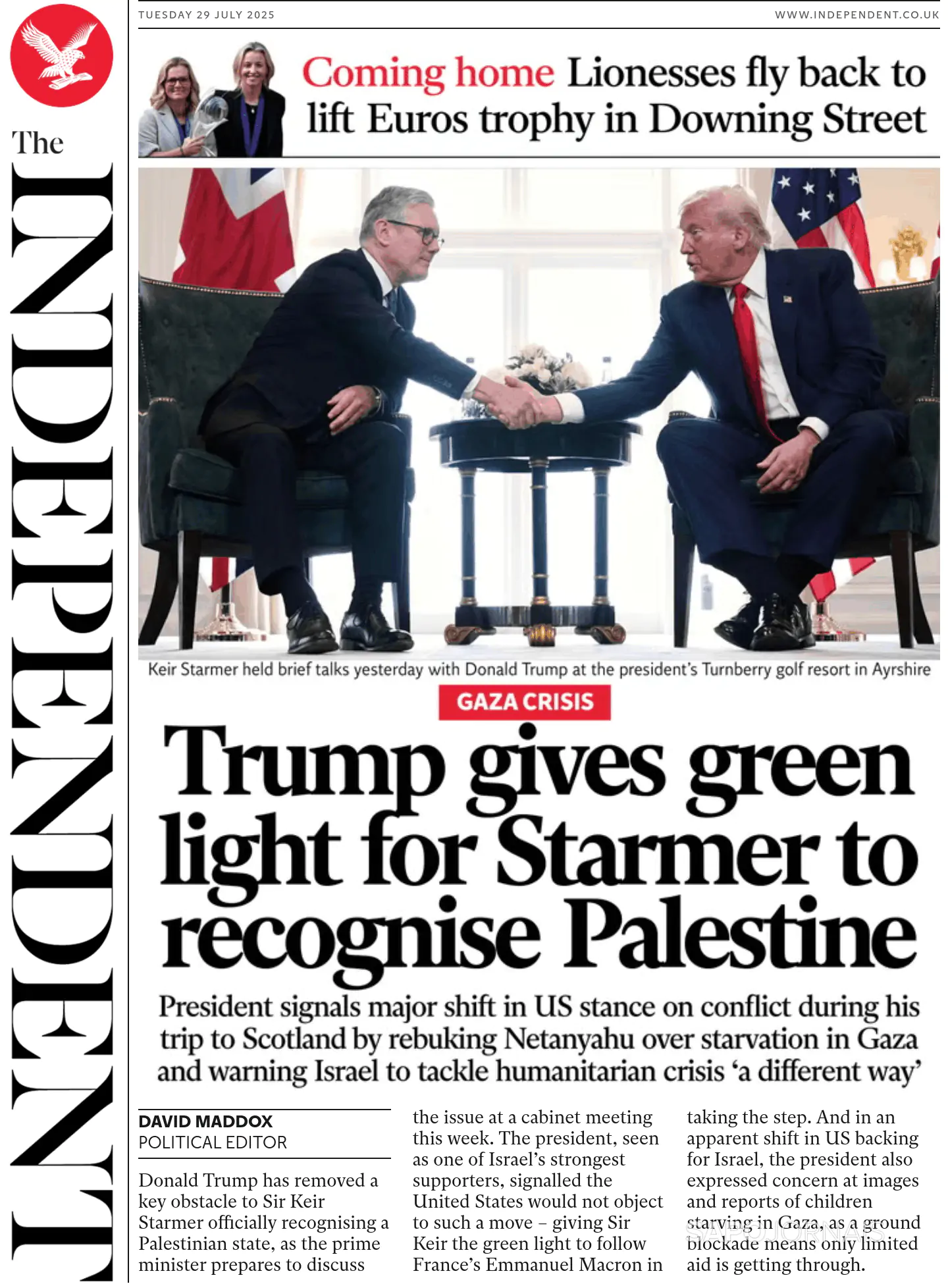 Capa The Independent