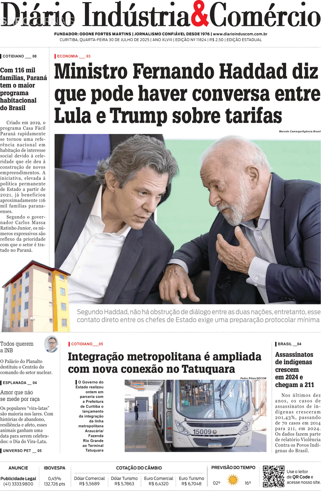 Capa Diário Indústria & Comércio