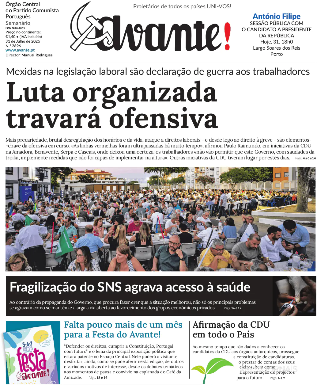 Capa Avante!