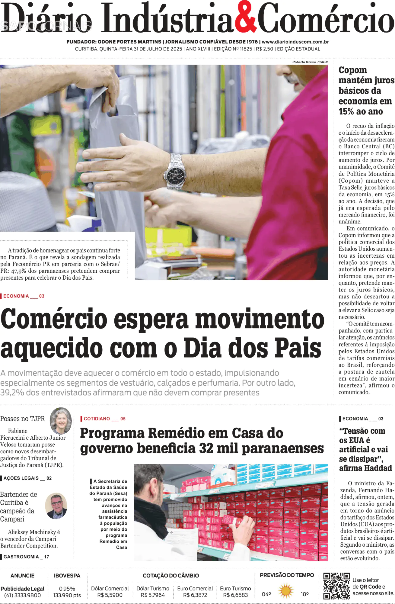 Capa Diário Indústria & Comércio