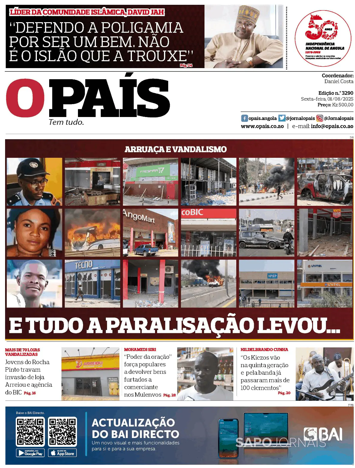 Capa O País