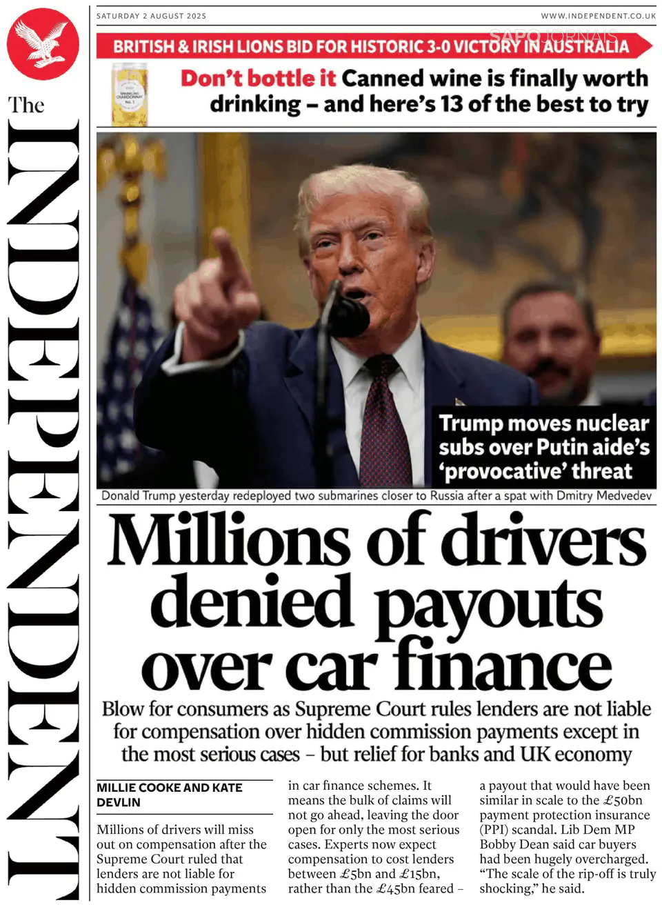 Capa The Independent