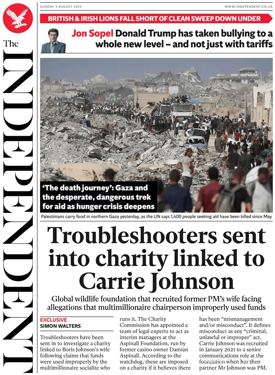 Capa The Independent
