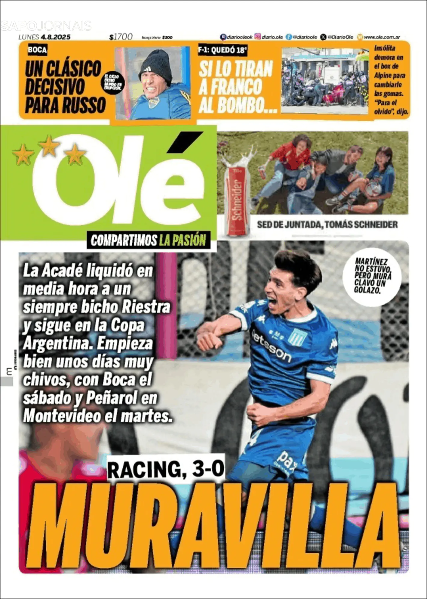 Capa Olé