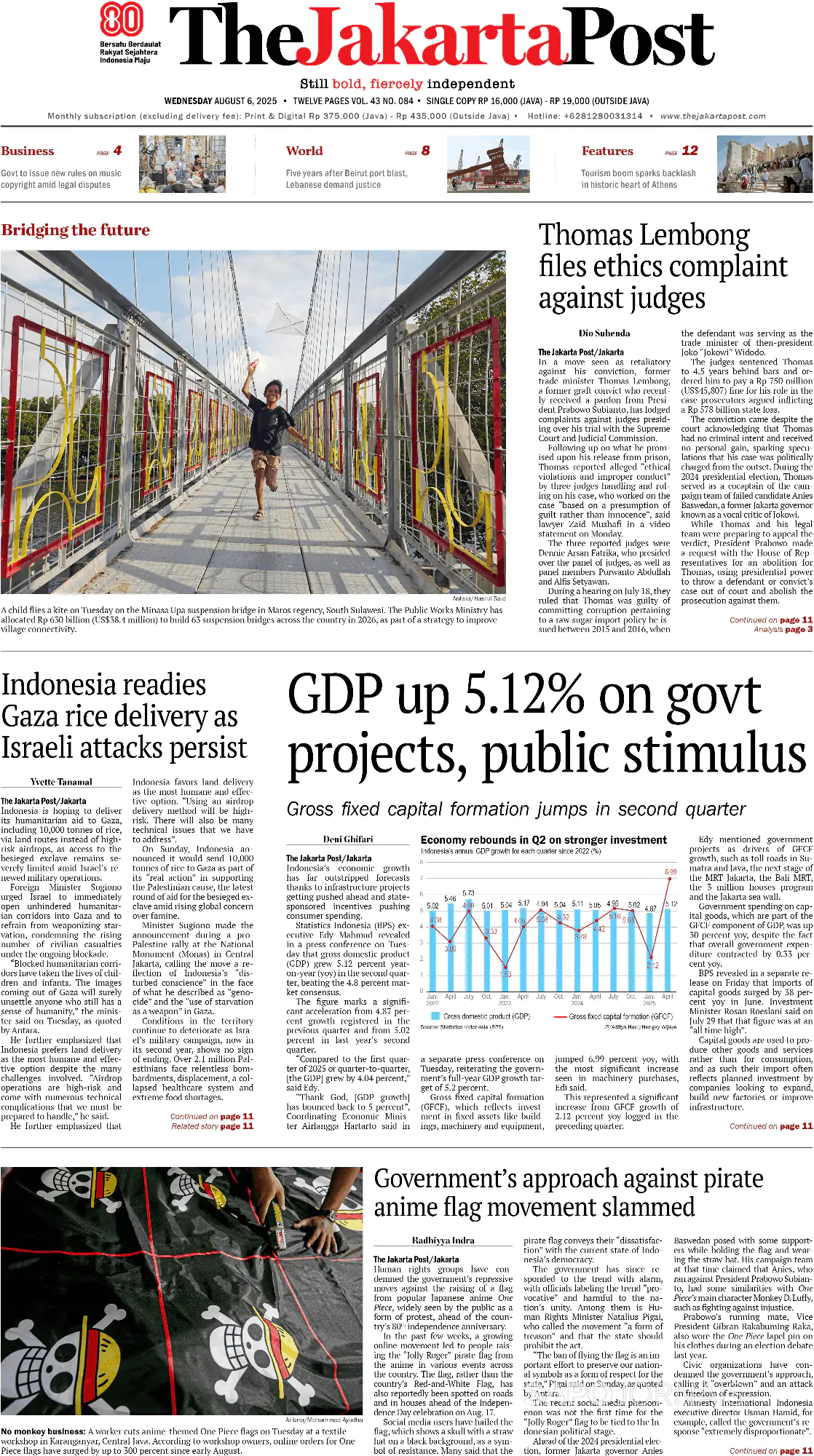 Capa The Jakarta Post