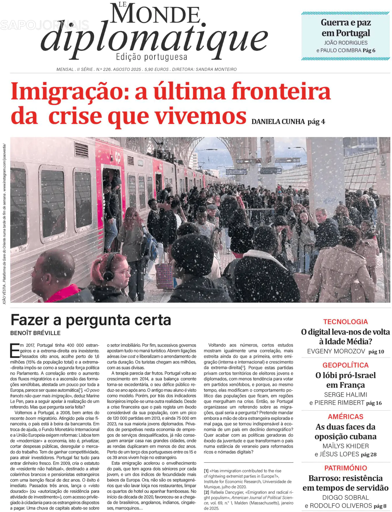 Capa Le Monde Diplomatique