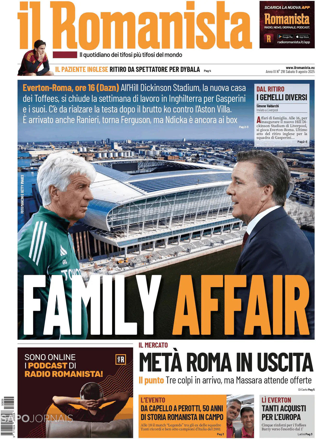 Capa Il Romanista