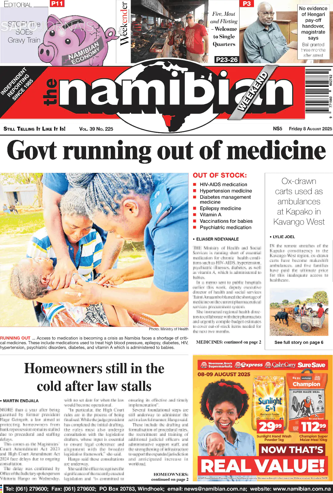 Capa The Namibian