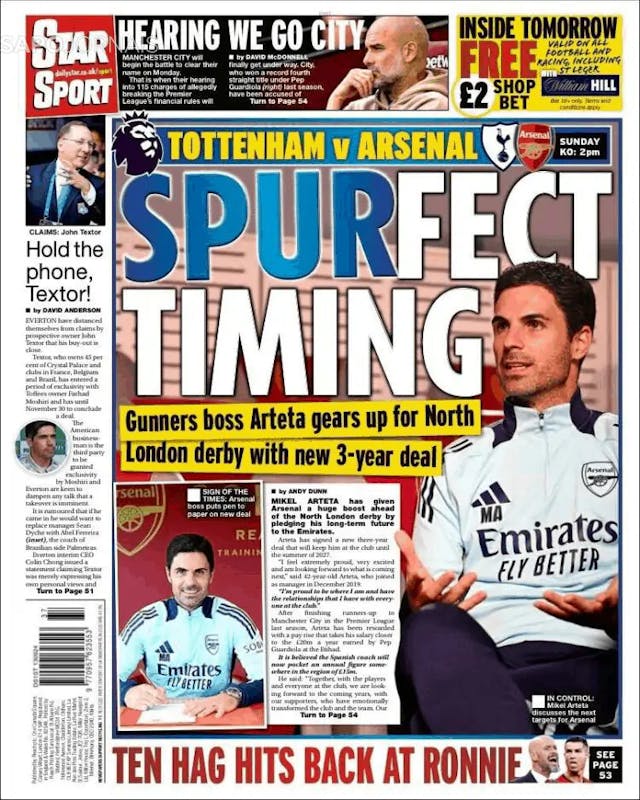 Capa jornal Star Sport 2024-09-13