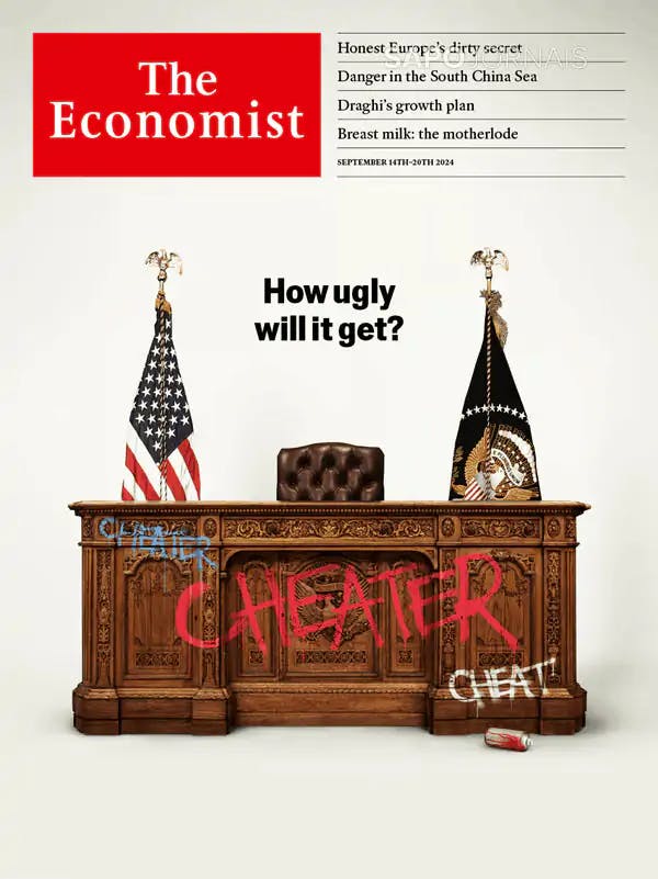 Capa jornal The Economist 2024-09-13