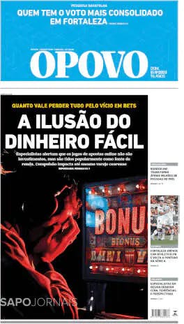 Capa jornal O Povo 2024-09-15