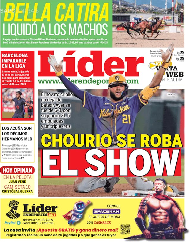 Capa jornal Líder 2024-09-16