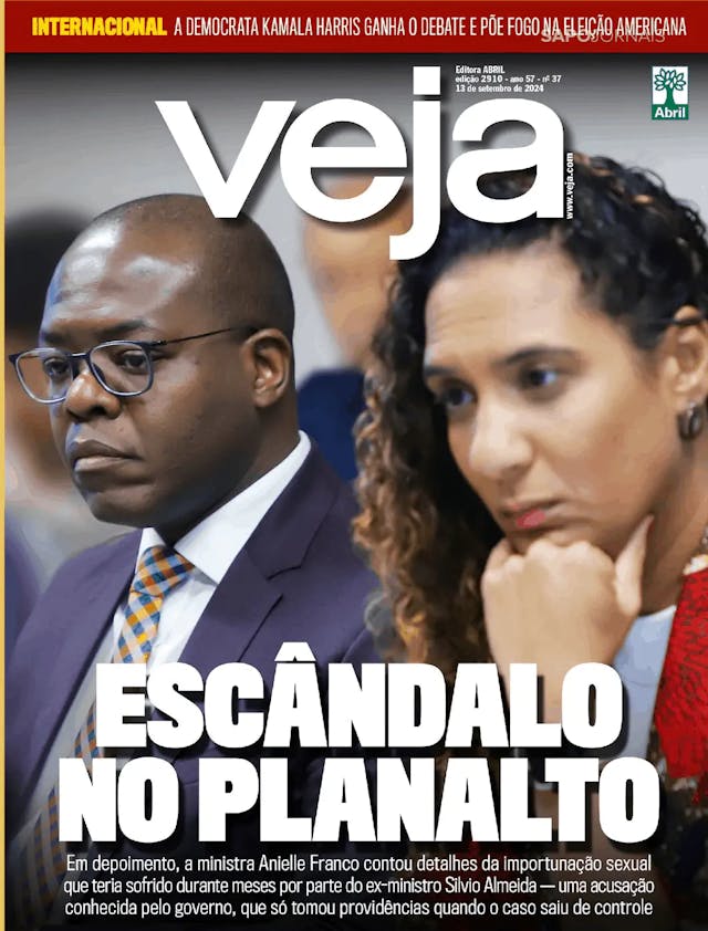 Capa jornal Veja 2024-09-13