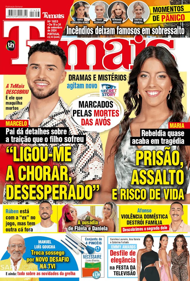 Capa jornal TV mais 2024-09-18