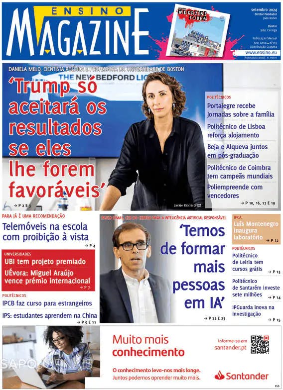 Capa jornal Ensino Magazine 2024-09-18