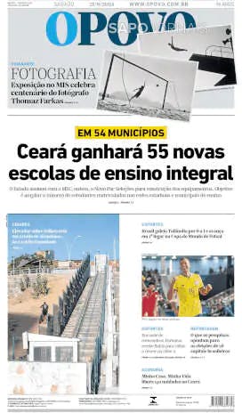 Capa jornal O Povo 2024-09-21