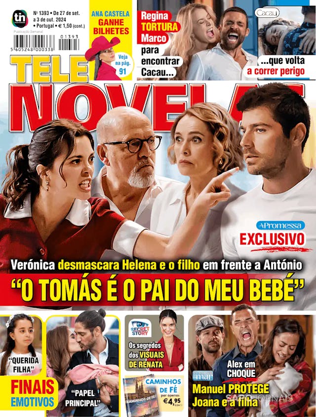 Capa jornal Telenovelas 2024-09-26