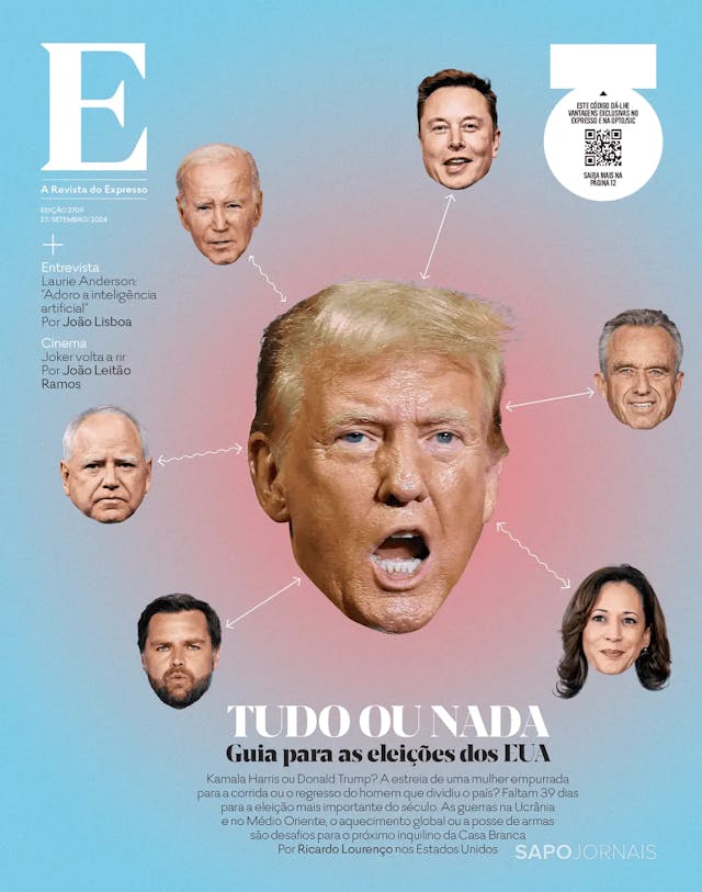 Capa jornal Expresso E 2024-09-27