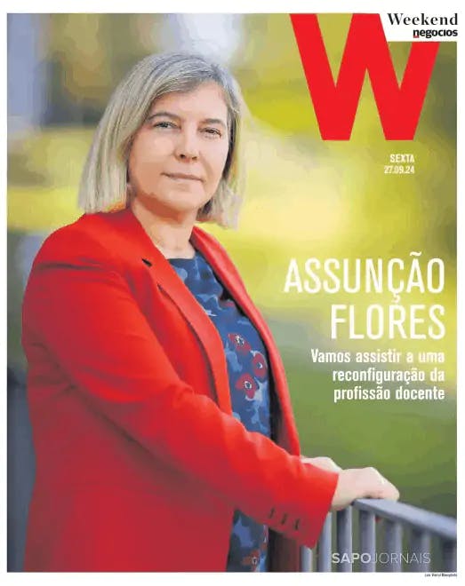 Capa jornal Weekend/ Negócios 2024-09-27