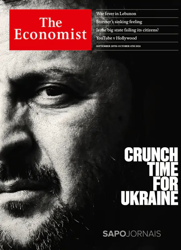 Capa jornal The Economist 2024-09-27