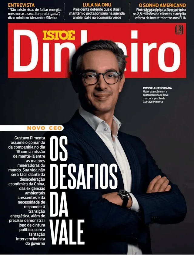 Capa jornal Istoé Dinheiro 2024-09-27