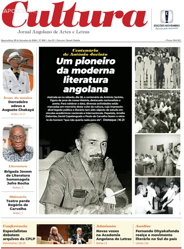 Capa jornal Jornal Cultura 2024-09-25