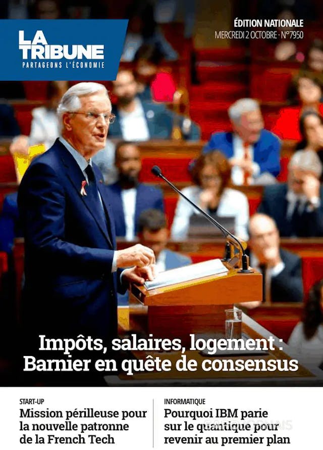 Capa jornal La Tribune 2024-10-02