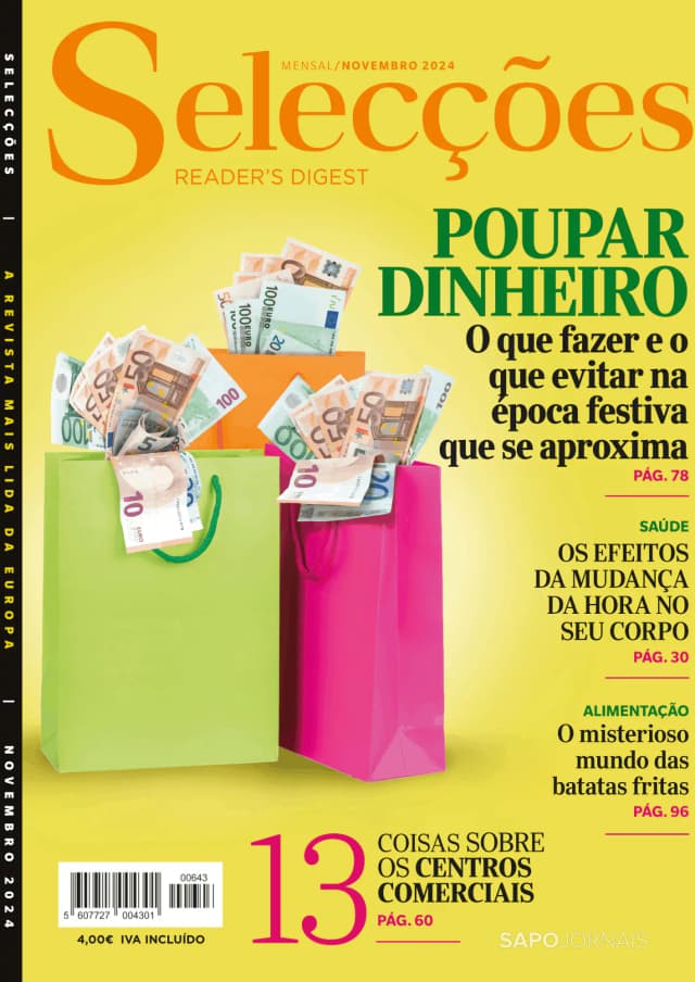 Capa jornal Selecções do Reader's Digest 2024-11-04