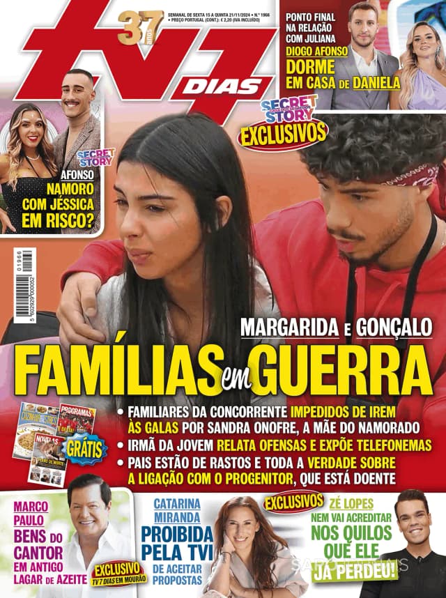 Capa jornal TV 7Dias 2024-11-14