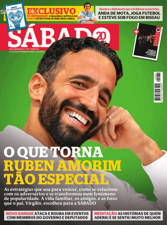 Capa jornal Sábado 2024-11-14