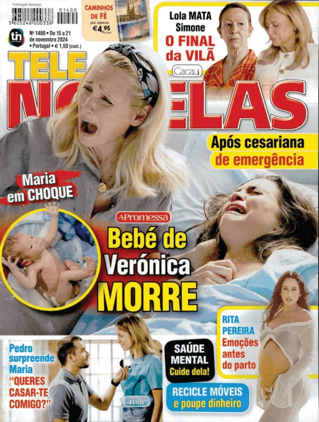 Capa jornal Telenovelas 2024-11-14