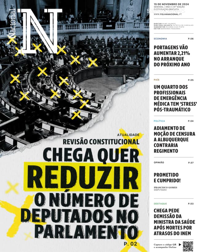 Capa jornal Folha Nacional 2024-11-15