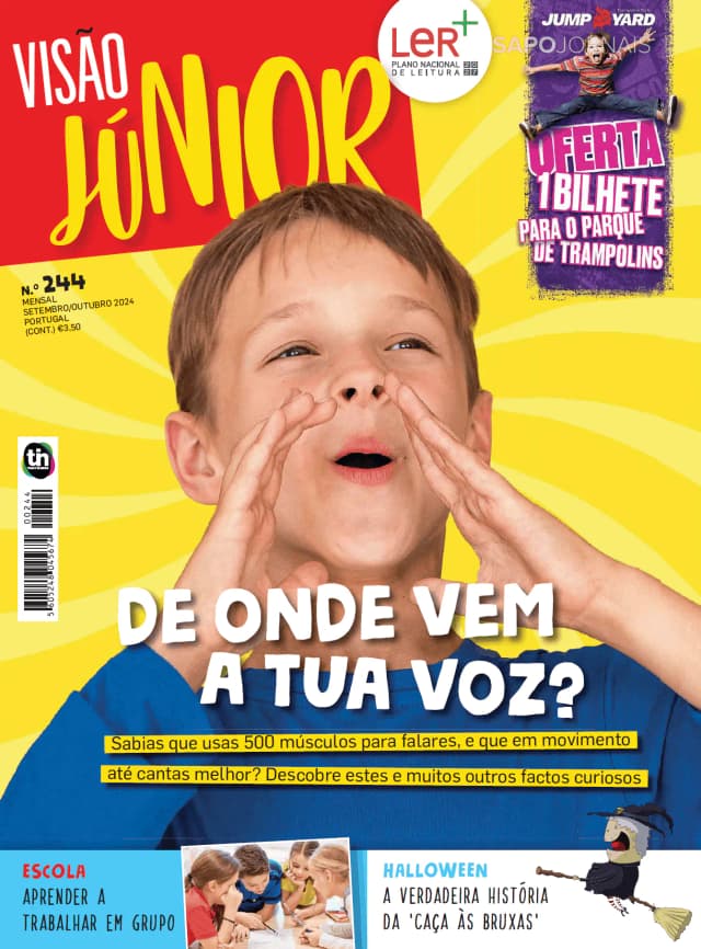 Capa jornal Visão Junior 2024-09-01