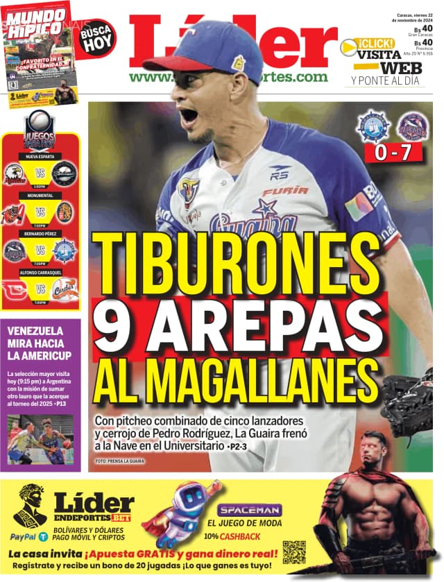 Capa jornal Líder 2024-11-22