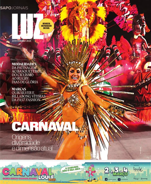 Capa jornal LUZ 2025-02-21